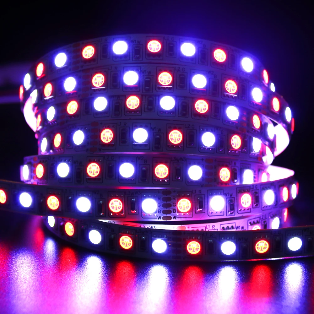 5050 Светодиодная лента RGBW DC12V светодиодный гибкий светильник RGB + белый/теплый