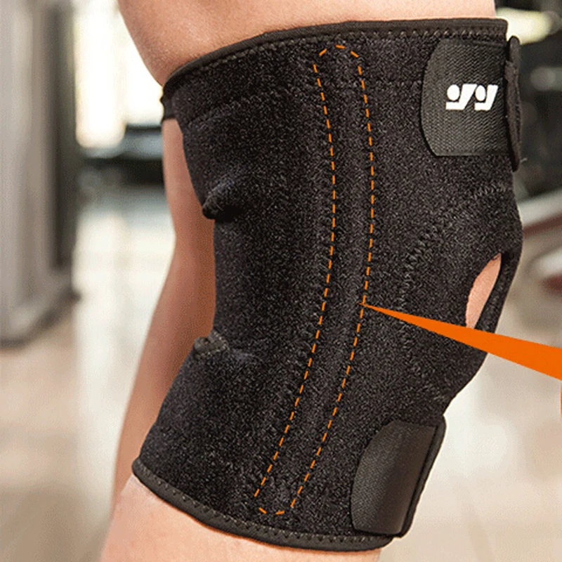 Бренд 1 шт. наколенник поддерживающий дышащий Регулируемый амортизирующий для