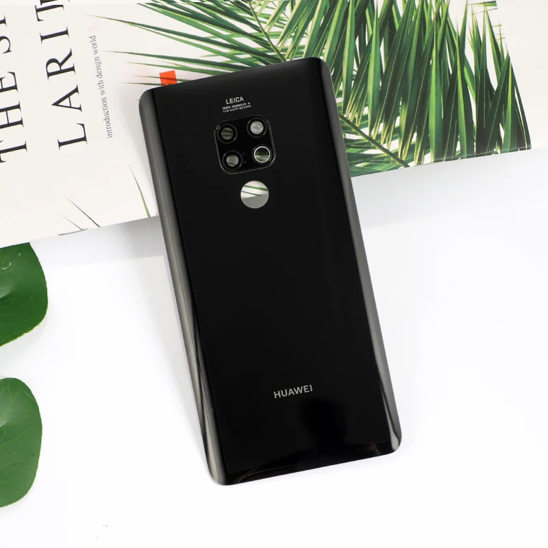Mate 20 корпус для huawei mate 20 задняя крышка запчасти из стекла батарея Дверь реальный+ клей для камеры