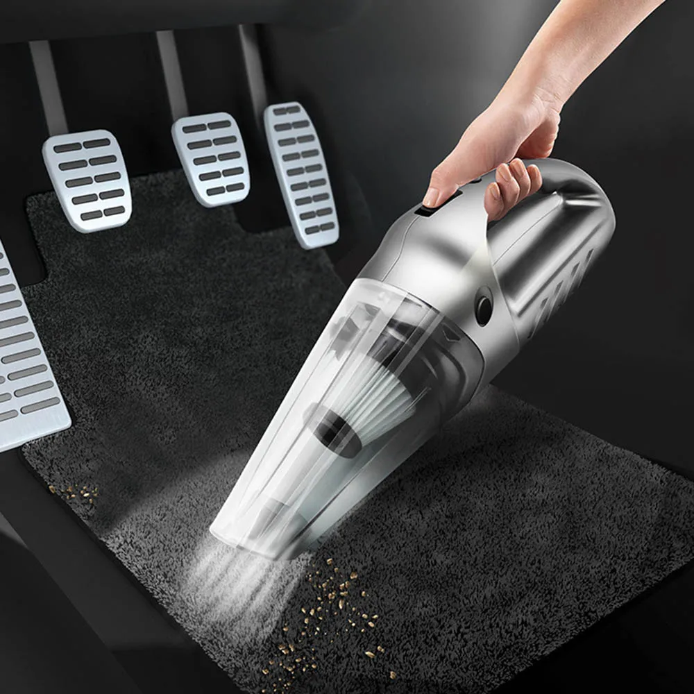 120 Вт автомобильный пылесос перезаряжаемый беспроводной ручной влажный и сухой