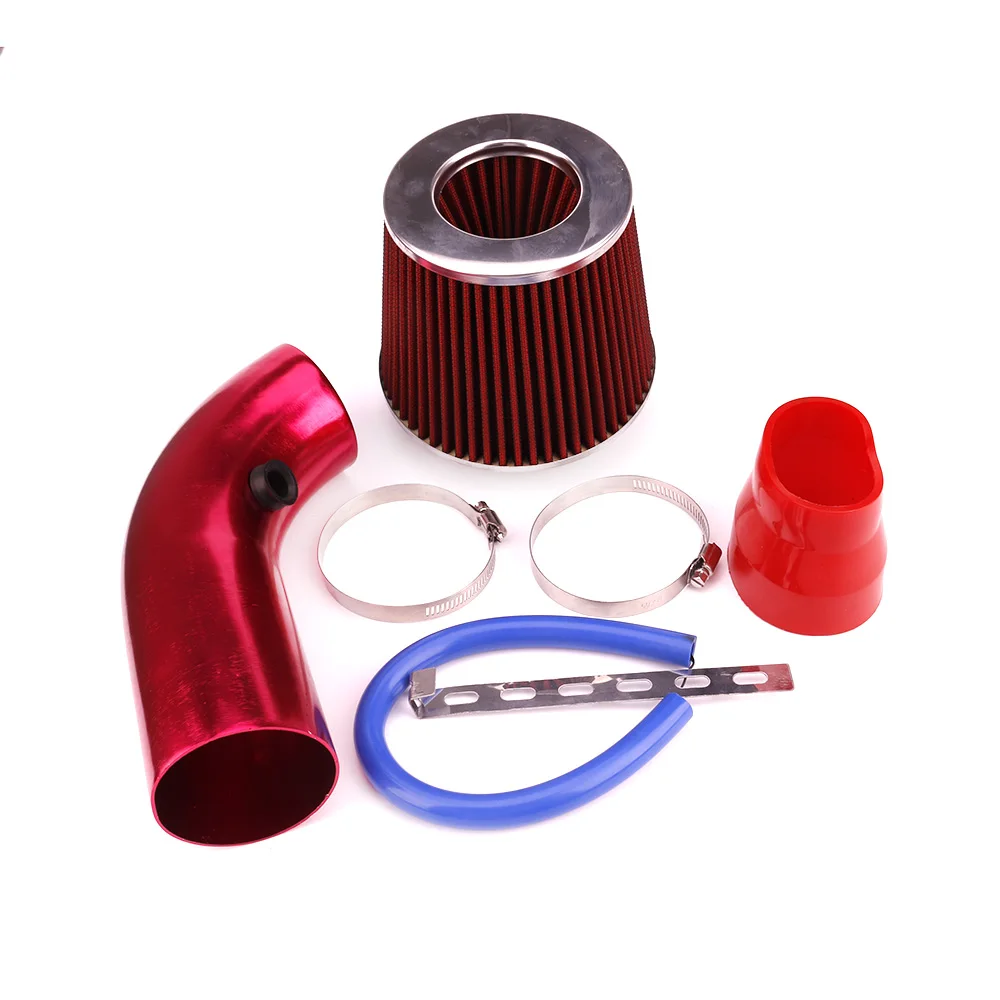 CNSPEED Универсальный воздушный фильтр " дюймов 76 мм высота воздухозаборный фильтр+ комплект воздухозаборной трубки для автомобильных труб Система впуска холодного воздуха