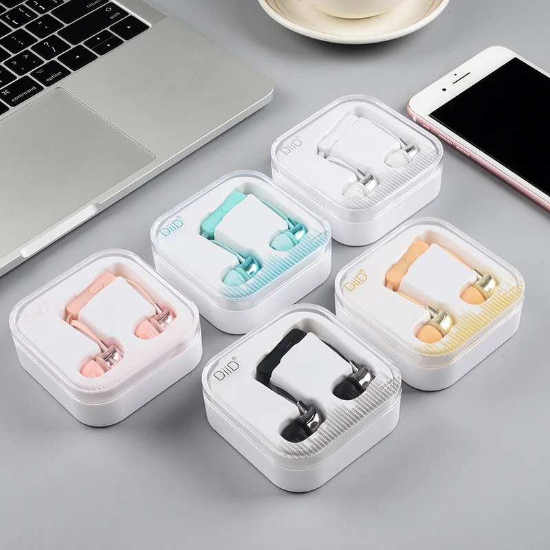 DiiD DV 08 модные стильные стерео наушники с микрофоном подходят для смартфонов iphone