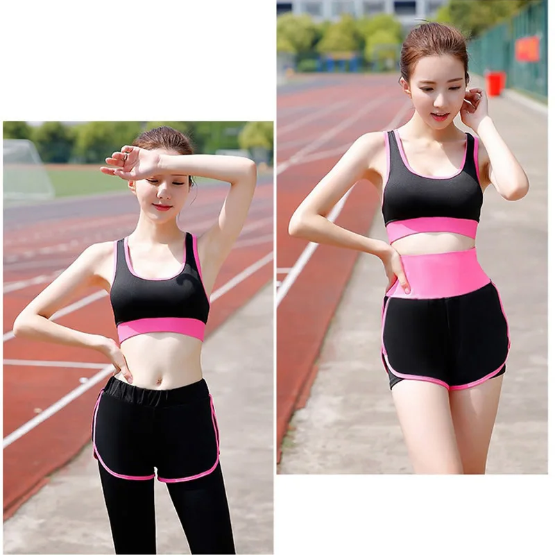 5 Pcs Yoga Set Tracksuit Fitness Gym Sportswear Clothes Quick-drying Sports Jogging Suits Bra Running Pants Xxxl | Спорт и