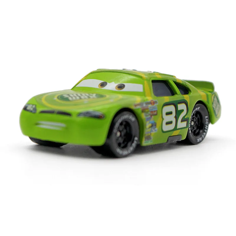 Машинок пиксара и с рисунками из мультфильма Тачки 2 100% оригинальный No.82 Racer 1:55