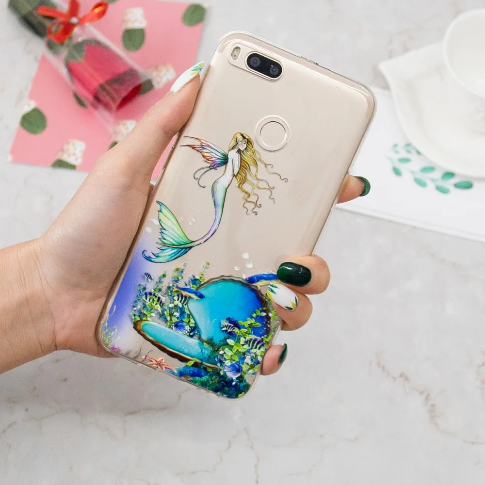 Для Xiaomi MI 5X MI5X чехол милый мягкий Силиконовый ТПУ для A1 MIA1 Чехлы Мобильный