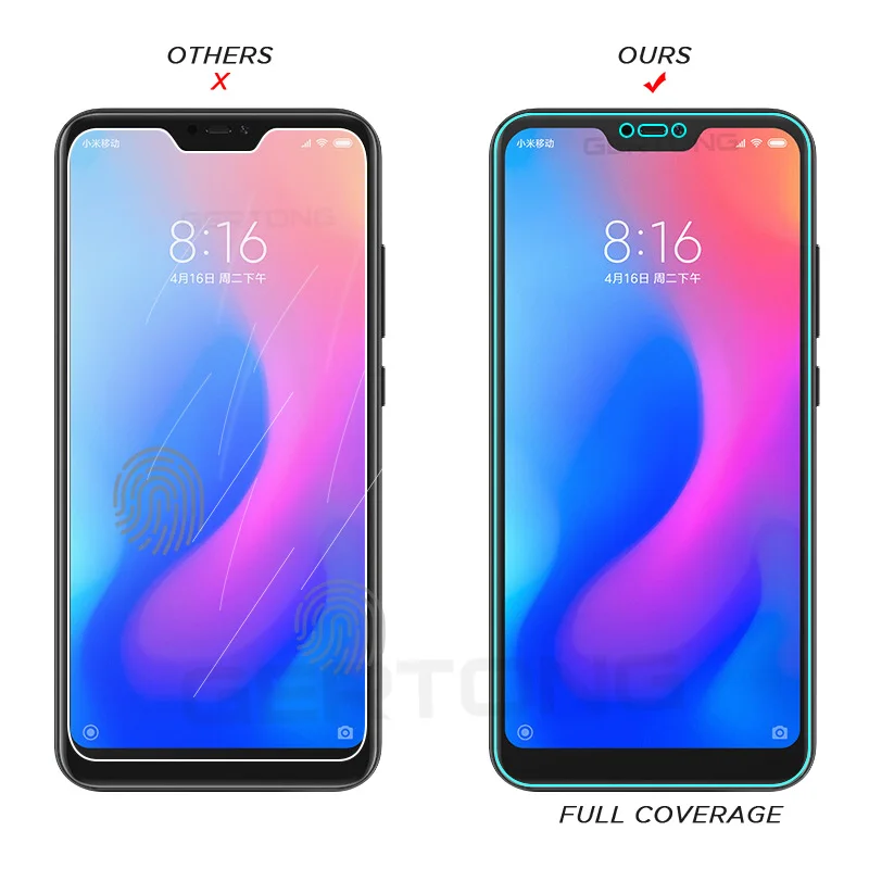 Закаленное стекло для Xiaomi Redmi Note 6 5 8 Pro Plus 6A Mi A2 Lite A1 Mi6X Mi8 прозрачная защитная