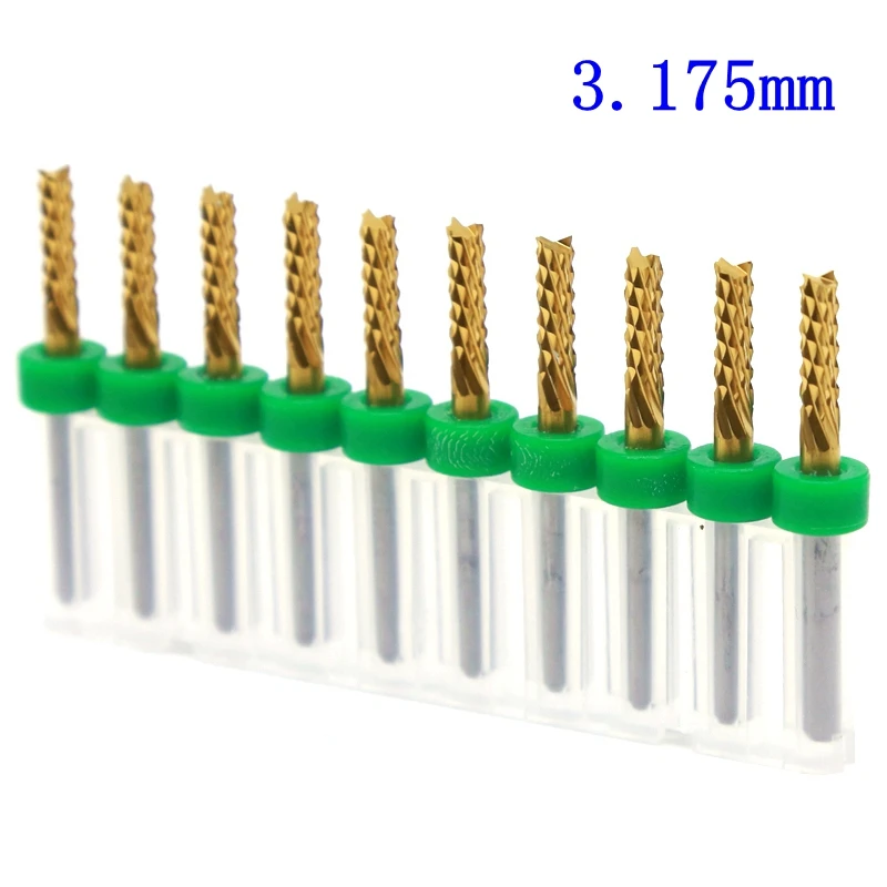 10 шт. фреза PCB 0 5 мм ~ 1 3 фрезерный станок с ЧПУ карпентинная из вольфрама