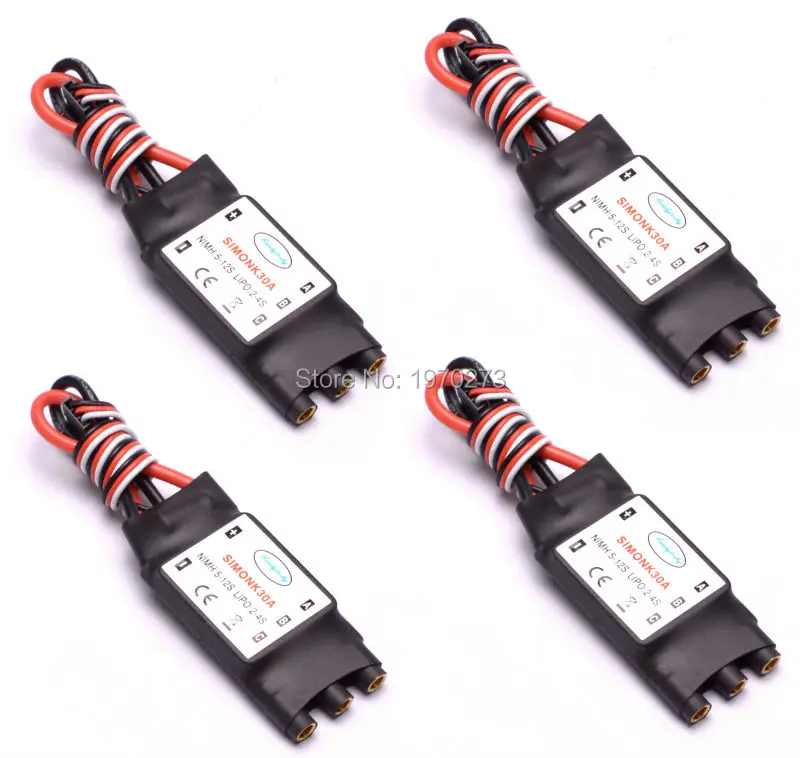Бесщеточный контроллер скорости для мультикоптера F450 F650 X525 4x HP SimonK 30A ESC|speed control
