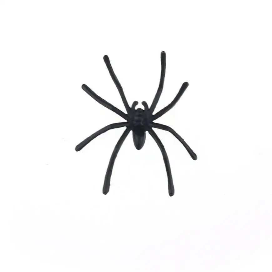 

New Arrive Halloween Plastic Black Spider Joking Toys