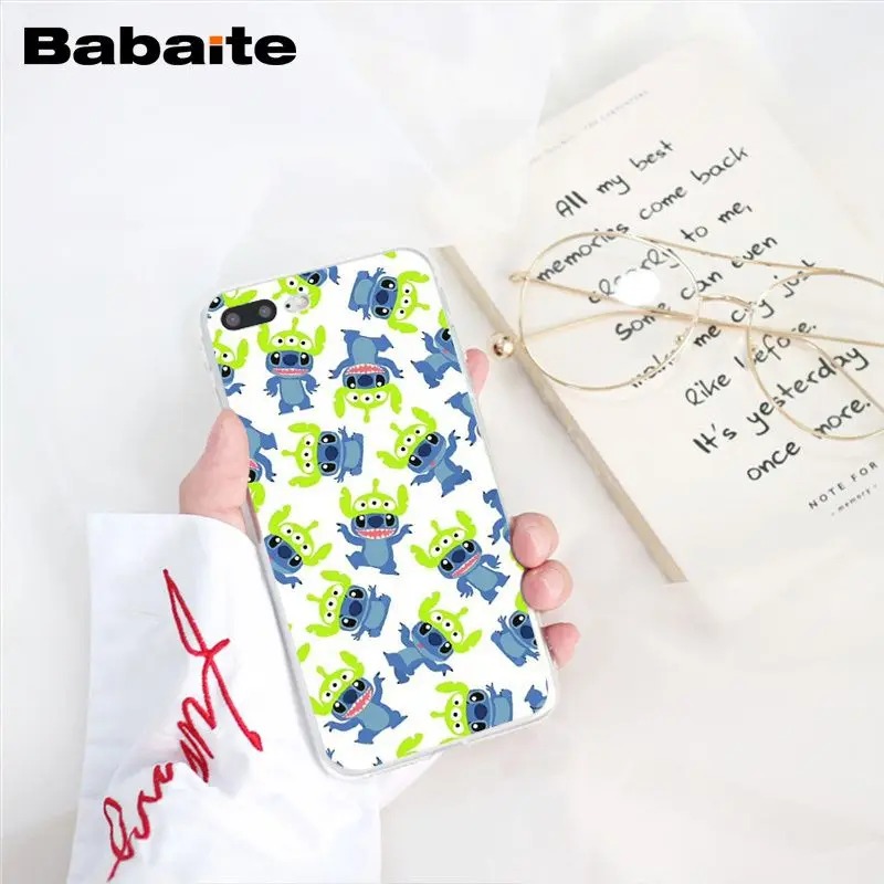 A4 Babaite милый мультфильм Лило Ститч чехол для телефона чехол для iphone 11 Pro 11Pro Max 8 7 6 6S Plus 5 5S SE XR X XS MAX - Цвет: A4