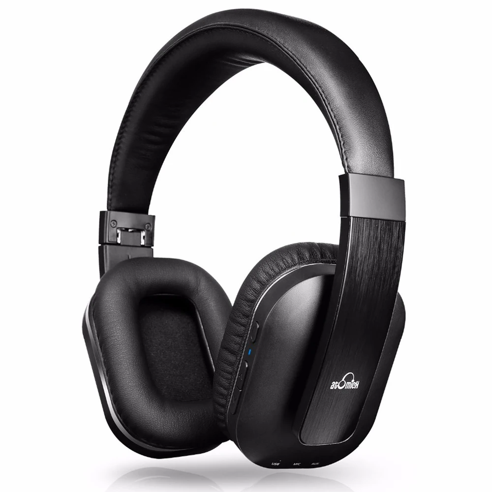 Ideausa S204 складной Беспроводной Bluetooth наушники Шум снижение за вкладыши 4 0 + EDR Apt X с