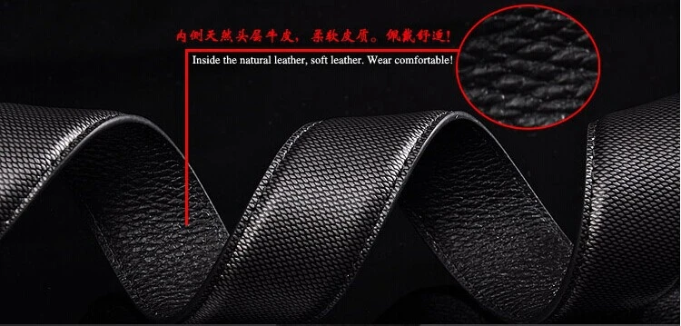 Бесплатная доставка ремешок из натуральной кожи без пряжки (2 цвета) | Аксессуары