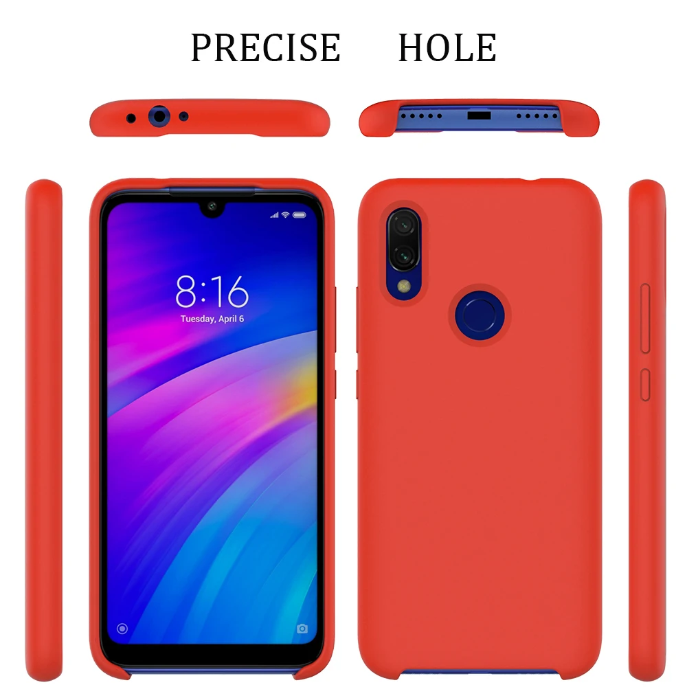 Чехол для Xiao mi Red mi 6A 6 Note 7 Pro 5 Plus для Xiaomi mi 9 SE A2 8 Lite 6 6X mi x 2 2S Max 3 Plus мягкий жидкий силиконовый чехол-накладка