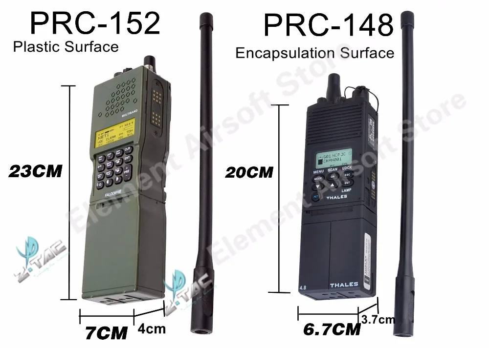 Z Тактический PRC-152 PRC-148 антенна для Радио Чехол PRC 148 и PRC 152 антенна манекен страйкбол Z021