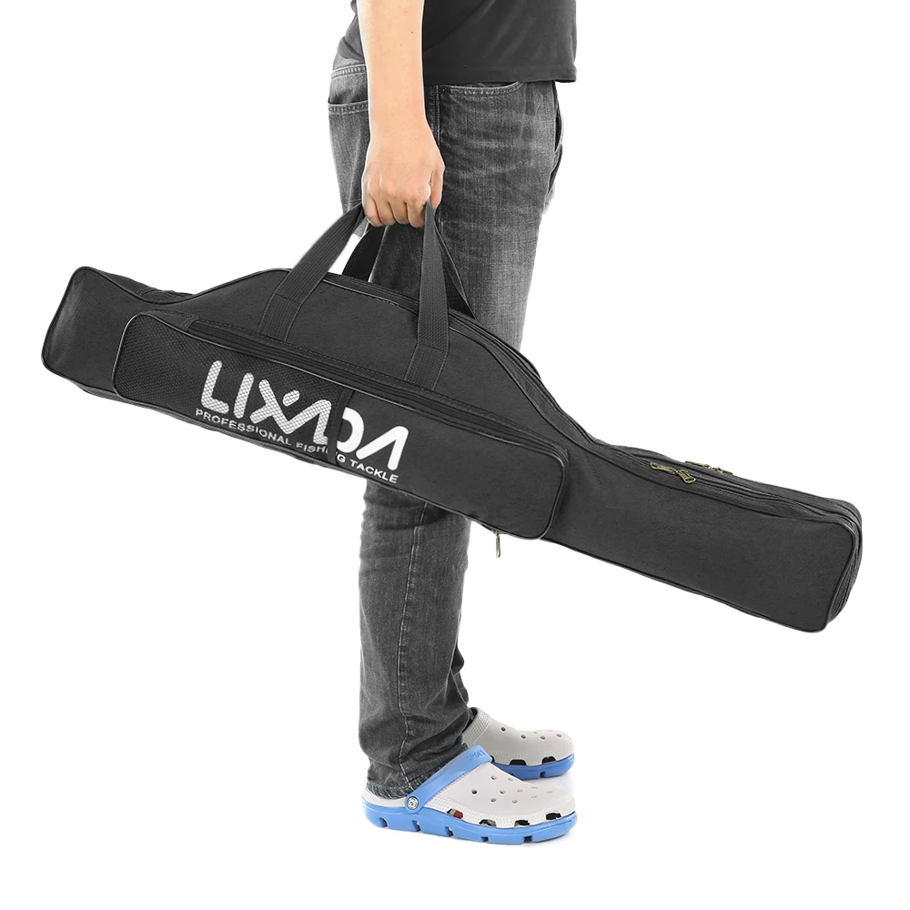 Lixada 100/130/150 смсумка для рыбалки портативная складная удочка Катушка Сумка Для