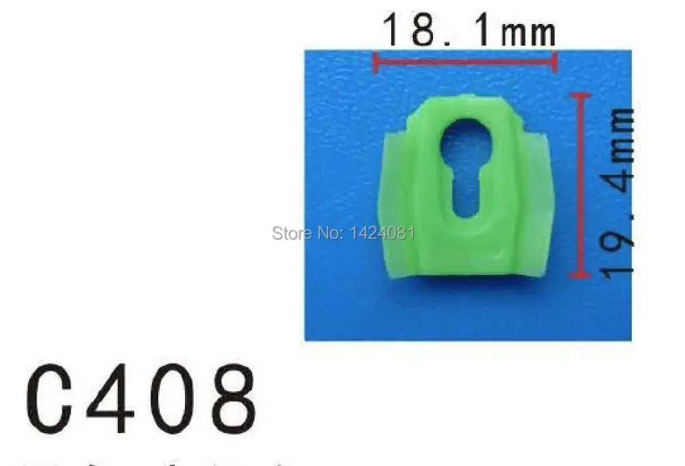 

100x OEM Nylon Quarter Belt & Wheel Opening Moulding Clip for GM Retainer Clip 4457595 4457495