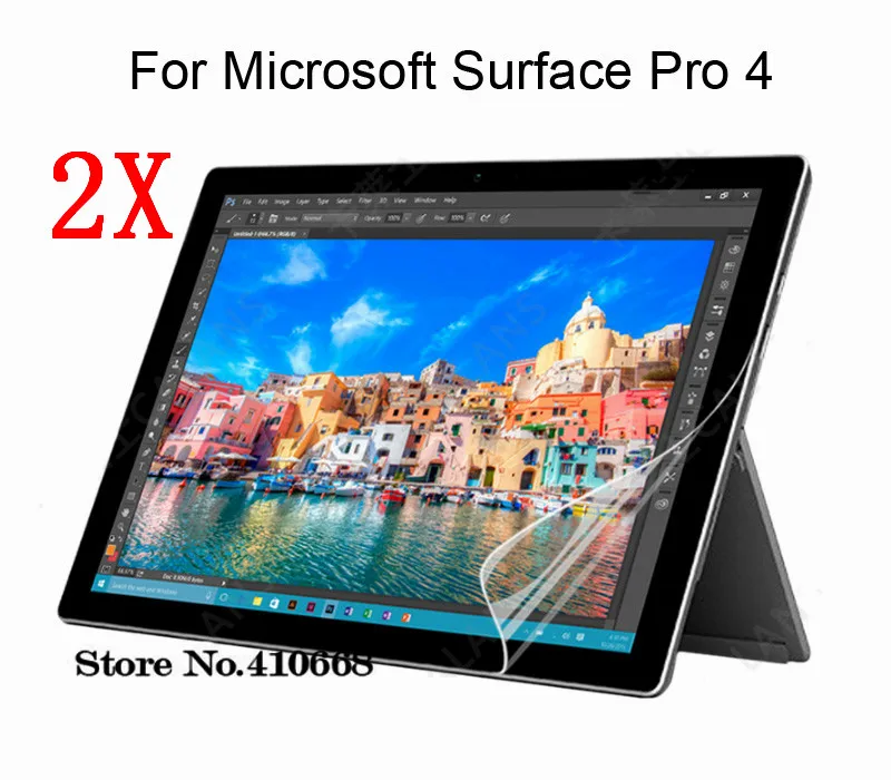 Прозрачная защитная пленка для планшетов Microsoft Surface Pro 4 Pro4 усиленная защита