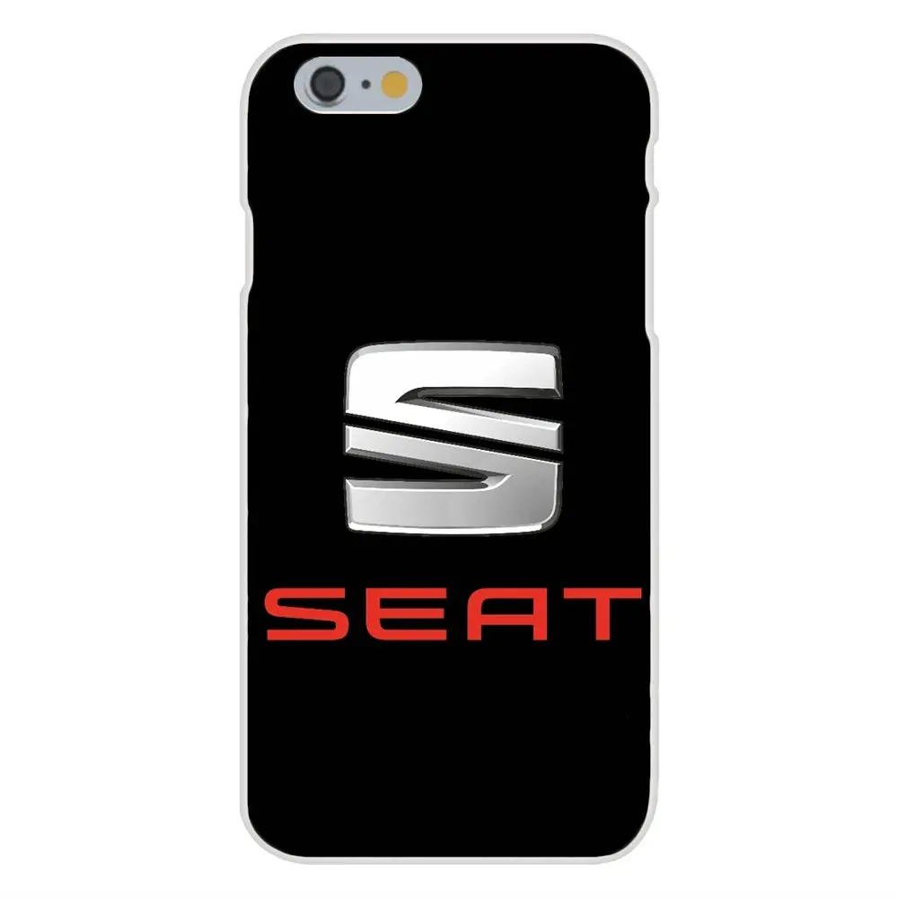 Seat Logo для Apple IPhone X XS Max XR 4 4s 5 5C 5S SE 6 6 S 7 8 Plus Ультратонкий чехол для телефона с мультяшным рисунком - Цвет: as picture