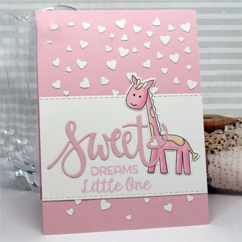 Falling Hearts Plate Cover металлические режущие штампы для скрапбукинга карты Альбом