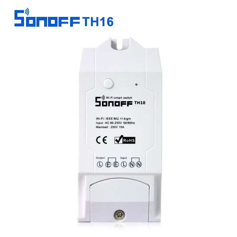 Sonoff умный дом TH10/TH16 переключатель тестовый датчик температуры и влажности Модуль