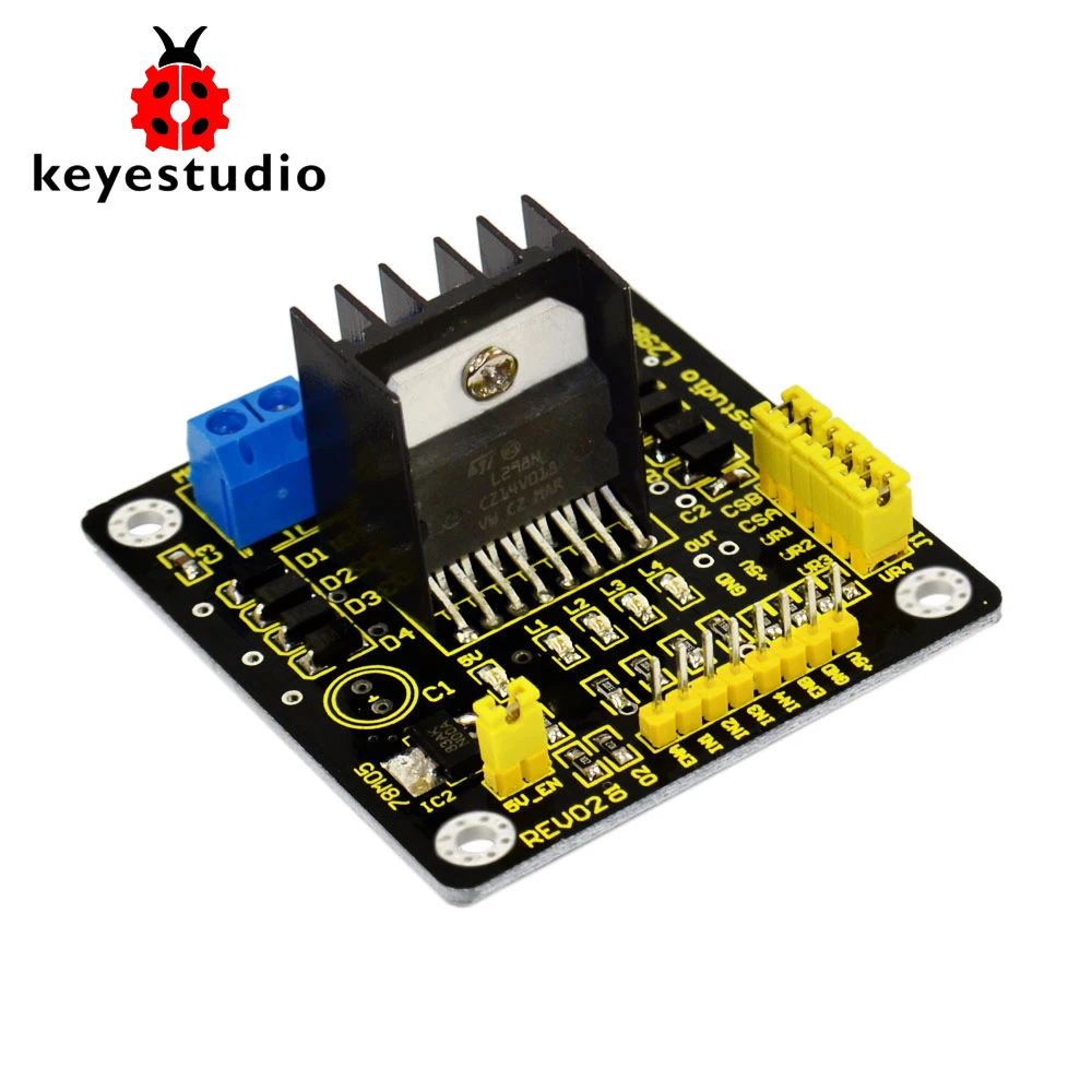 Бесплатная доставка! Новый модуль платы управления шаговым приводом Keyestudio L298N