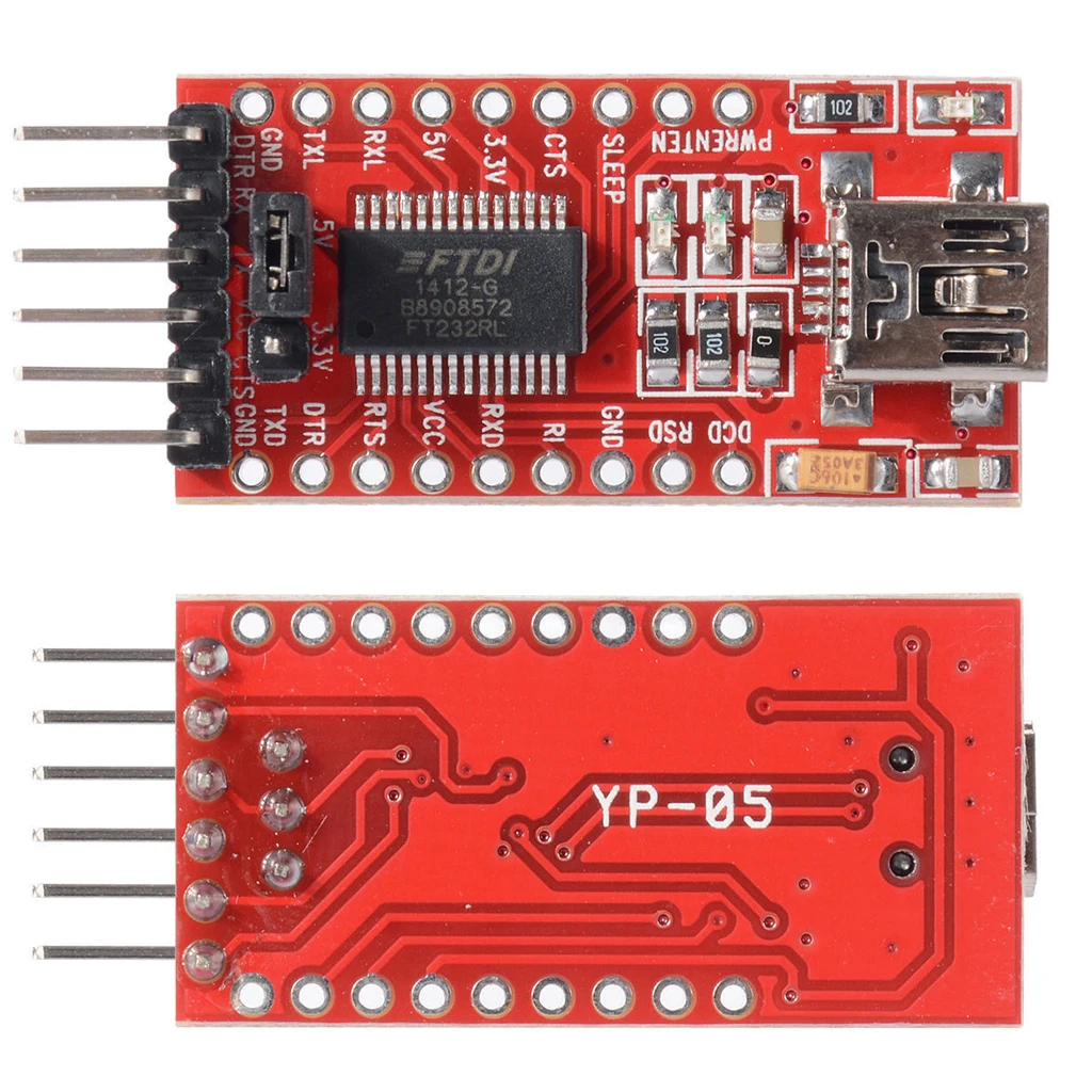 USB к TTL FT232RL FTDI Серийный адаптер конвертер Модуль для 3 В/5 В | Электроника