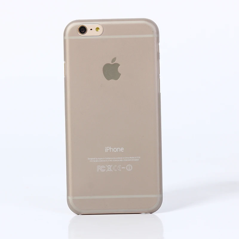 10 видов цветов ультра тонкий матовый чехол для телефона iPhone 6 6s 5 5S Прозрачная