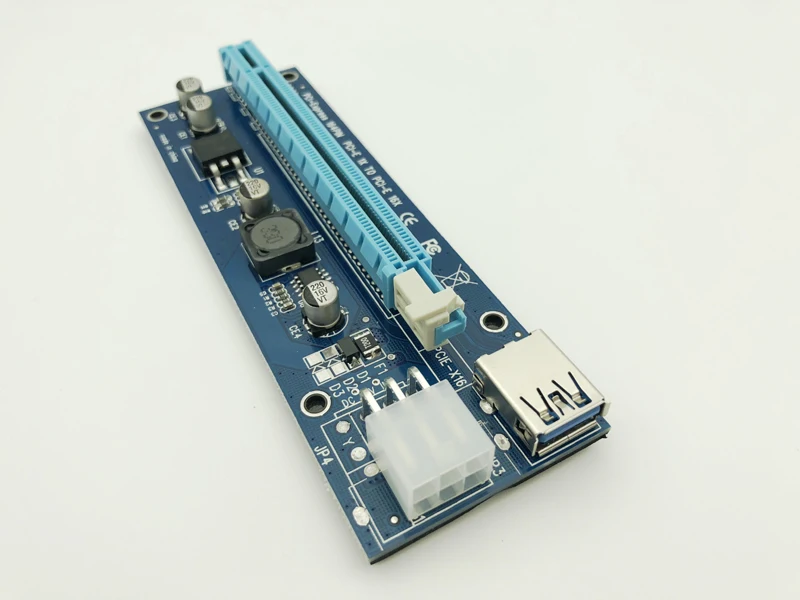 USB 3,0 PCI-E Express 1x to16x расширитель переходника карты адаптер с 60 см USB 3,0 удлинитель Кабель для биткоина BTC шахтерское устройство