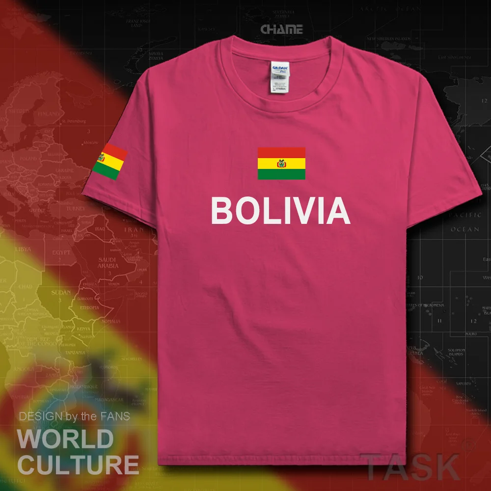 Bolivia Bolivian мужские футболки мода 2017 трикотажные изделия национальная команда