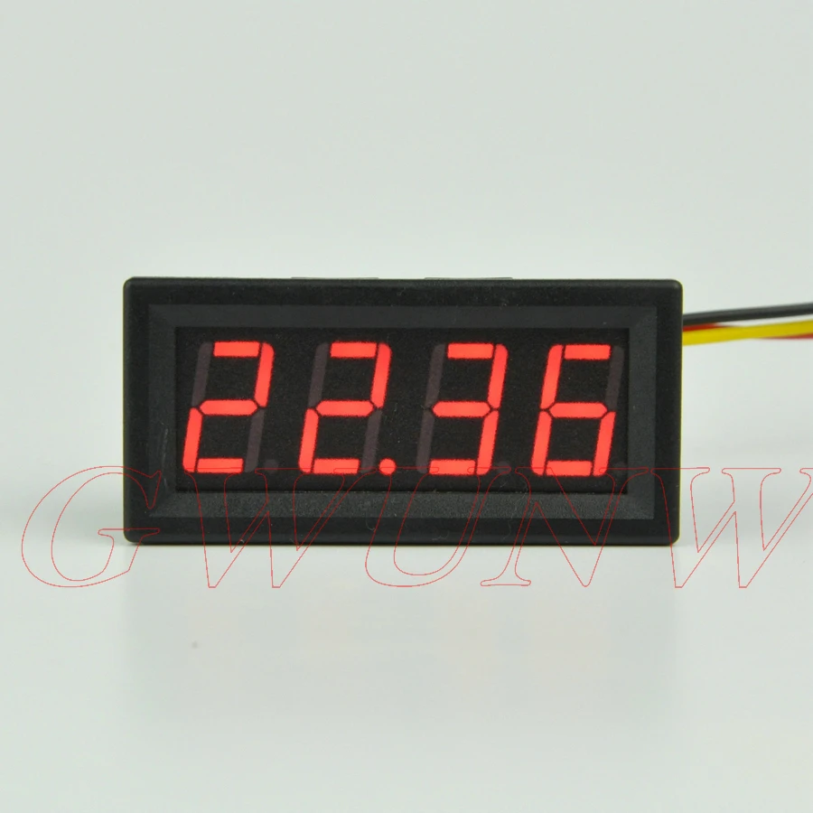 GWUNW BY456V DC 0 30 00 вольт постоянного тока (30V) 4 Бит Цифровой вольтметр Панель метр