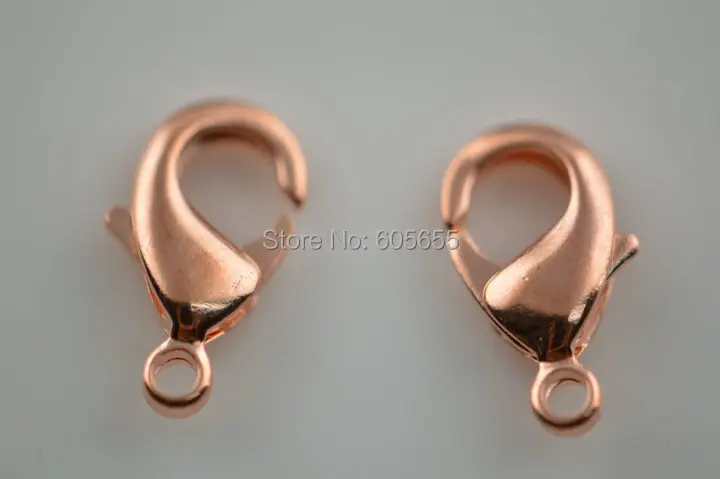 

15mm Rose Gold color Necklace Lobster Clasps Jewelry Finding