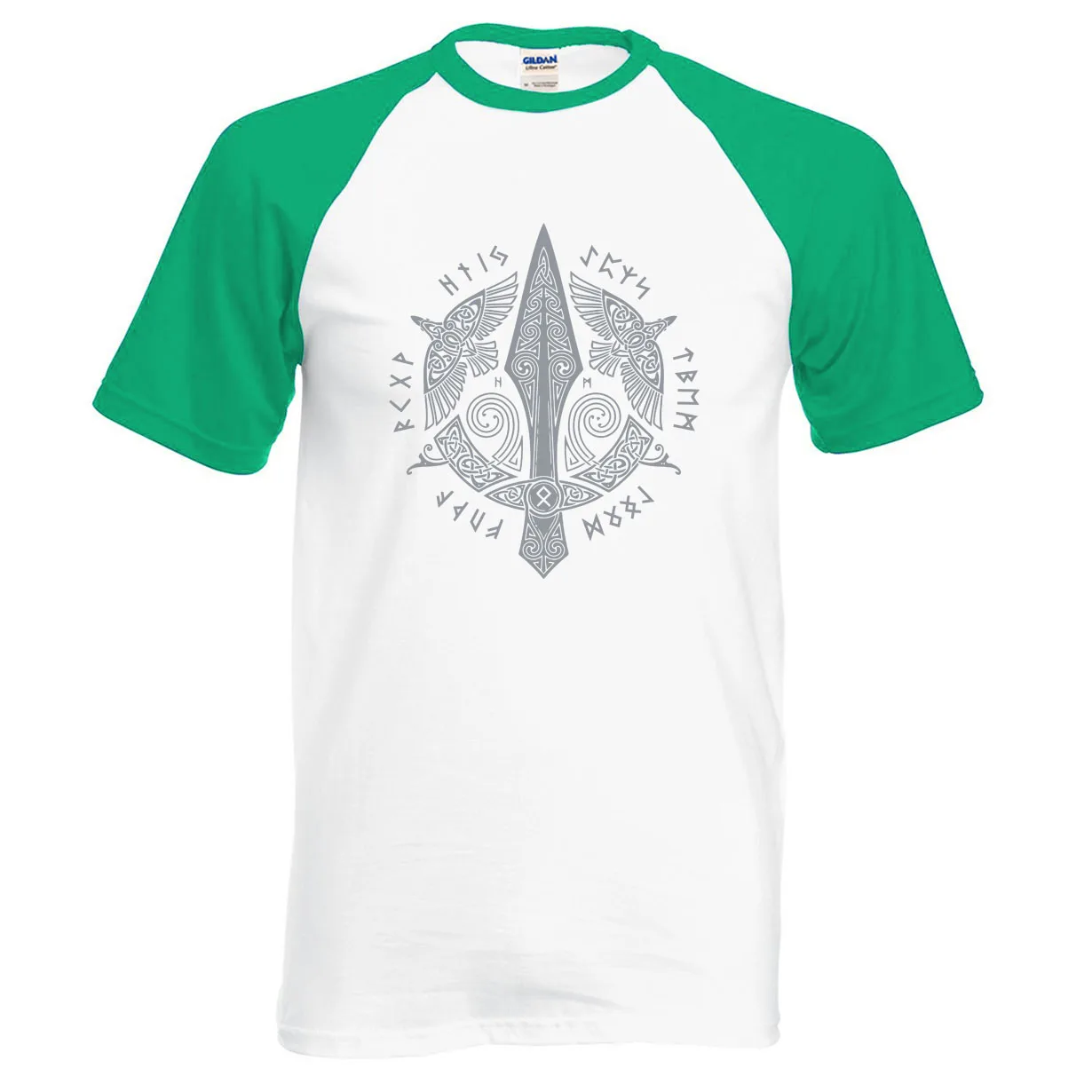 Футболка мужская приталенная Повседневная 2021 хлопок с реглан|Мужские футболки| |