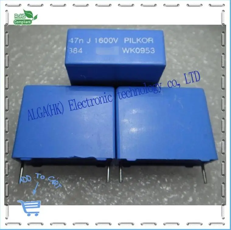 BC MKP384 0 047 мкФ мембранный шлагбаум 47 НФ 473/1600 в P22.5 5% Точность: 20%|p p|c c |