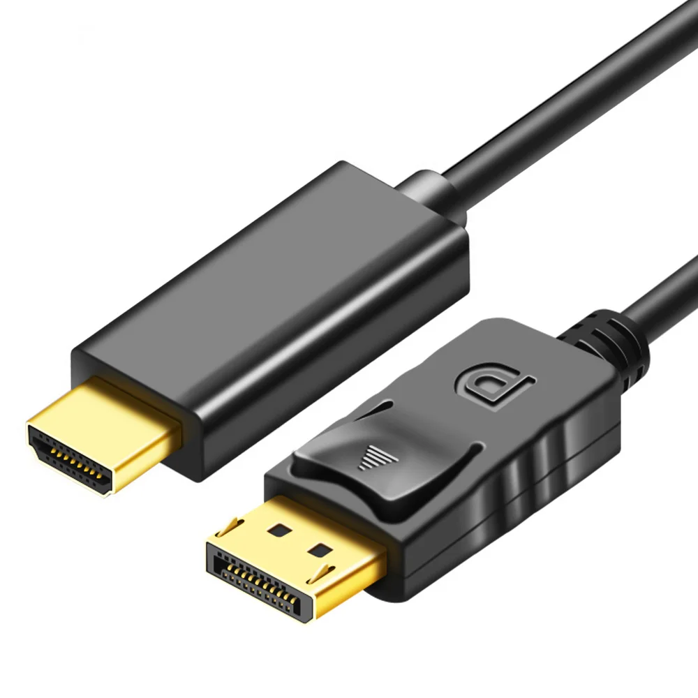Высококачественный кабель переходник Displayport HDMI папа конвертер видео и