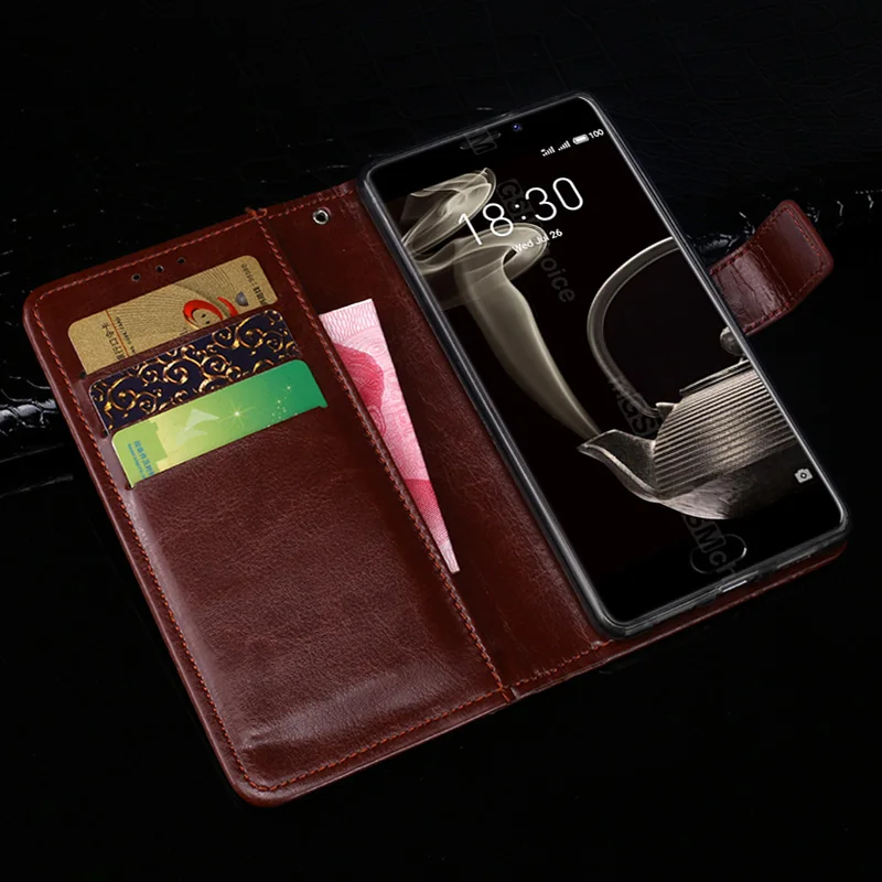 For Meizu Pro 7 Plus Case 5.7 inch Luxury Magnetic Flip PU Wallet Leather M793H Cover With Card Slot | Мобильные телефоны и