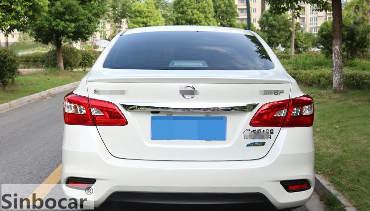 Задний спойлер из АБС пластика для Nissan Sylphy Sentra 2012 2016|Спойлеры и крылья| |