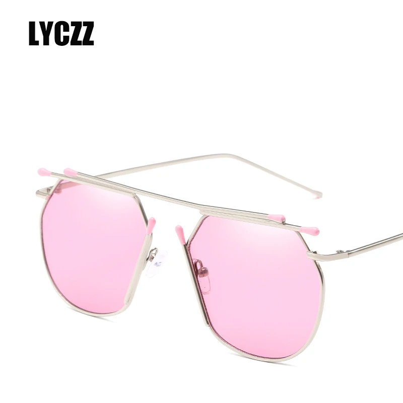 LYCZZ Street Стиль Мода неравномерность солнцезащитные очки Для женщин брендовые