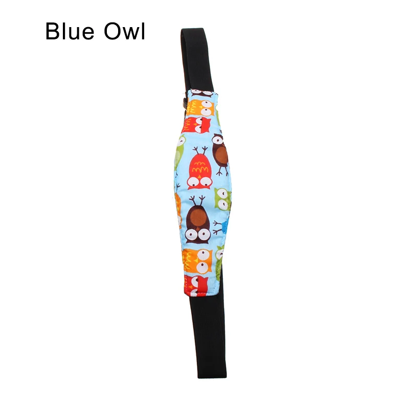 Blue Owl Регулируемое детское автомобильное кресло для безопасности, детское сиденье для сна, фиксация головы, поддерживающий пояс, хлопчатобумажные ремни, безопасный ремень - Название цвета: Blue Owl