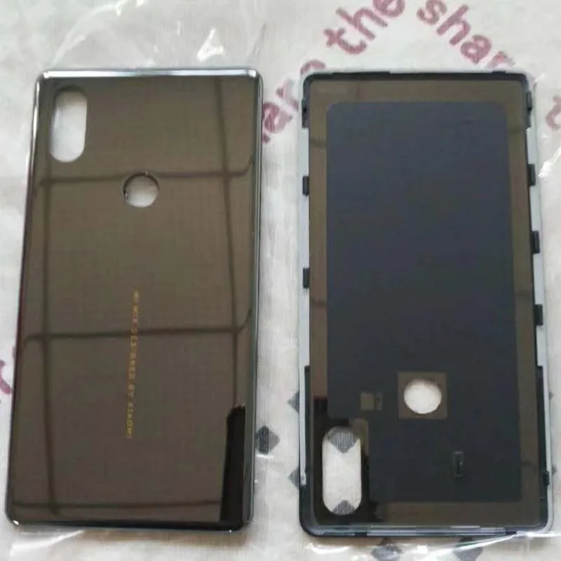 

Original Black Ceramic battery door case For Xiaomi MI MIX 2S mix2S mix 2S battery door case back cover Housing +free adhesive