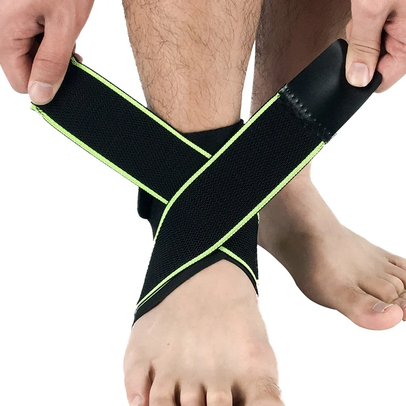 

1pc Ankle Support Ultra-thin Elastic Adjustable Compression Left / Right Foot Heel Cover Protective Wrap Fitness Sportswear