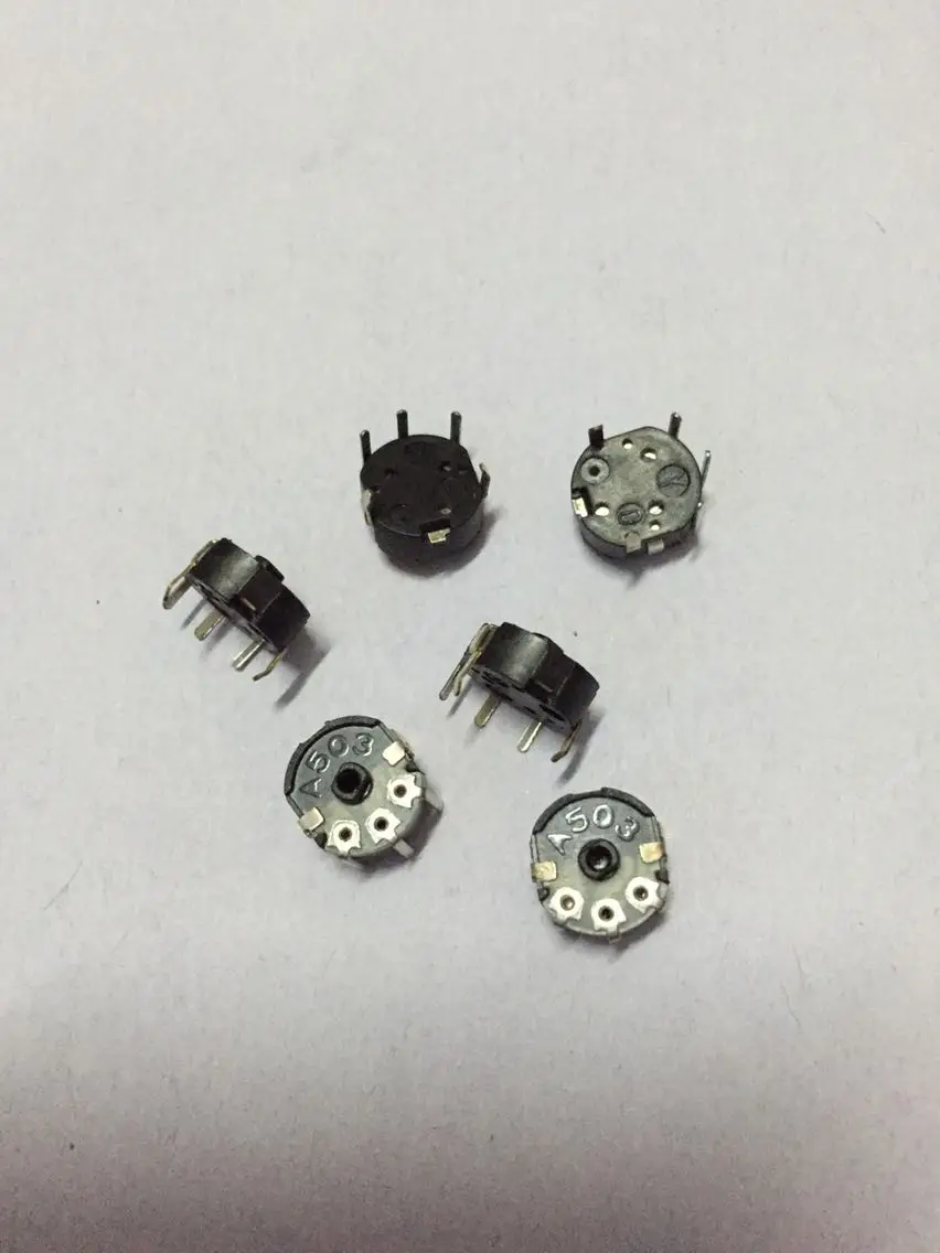 Оригинальный новый 100% RV 08G миниатюрный двойной потенциометр A50K поворотный