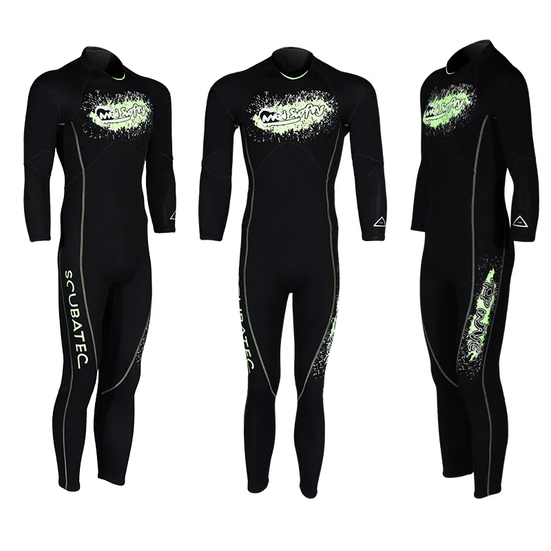 Неопреновый гидрокостюм для мужчин и женщин комплект плавания с аквалангом