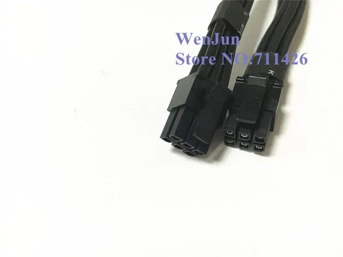 Кабель питания 16-awg с двойным мини 6-контактным штекером на PCI-E 8-контактный