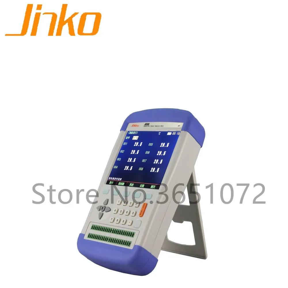 16 канальный Регистратор температуры JK516 4 3 дюймовый ЖК дисплей TFT True color|Приборы