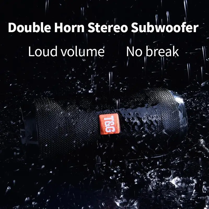 Bluetooth-Колонка BEESCLOVER TG117 водонепроницаемая Портативная Беспроводная колонка с