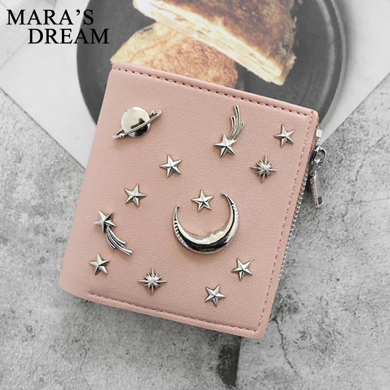 Кошелек Mara's Dream Женский на молнии из искусственной кожи с заклепками|Женские