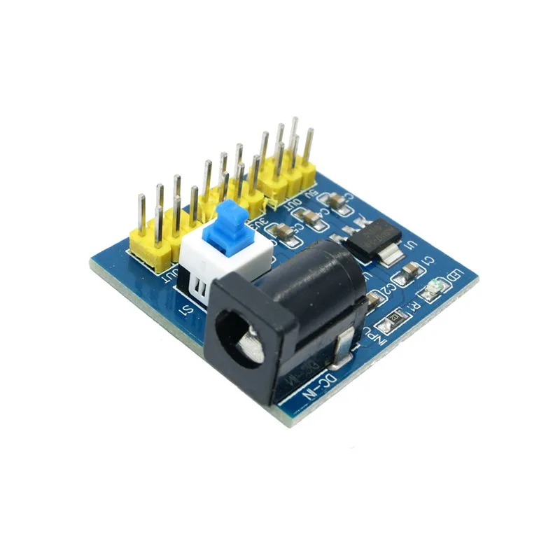 Тонкий электронный DC 12В до 3 в 5В понижающий модуль питания для Arduino|Интегральные