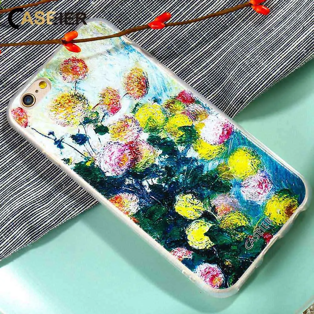 Newest Caseier тиснением чехол для iPhone 7 6 6S Plus 5S 5 SE Телефонные Чехлы Книги по искусству