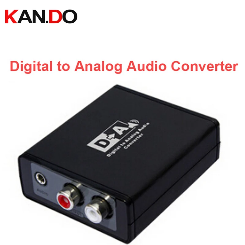 

3088 Digital to Analog Audio Converter Box// S/PDIF or Optical(toslink) Digital to Analog L/R Audio/3.5mm Audio Decoder