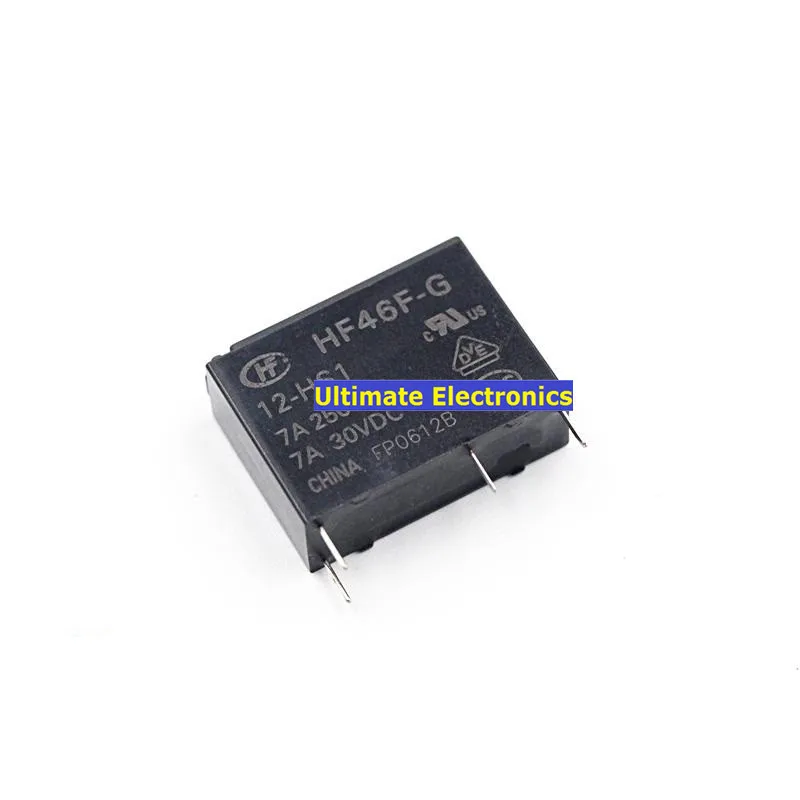 10 шт. 46F G | HF46F 12 HS1 4 контактный группы нормально разомкнутый 7A 250VAC